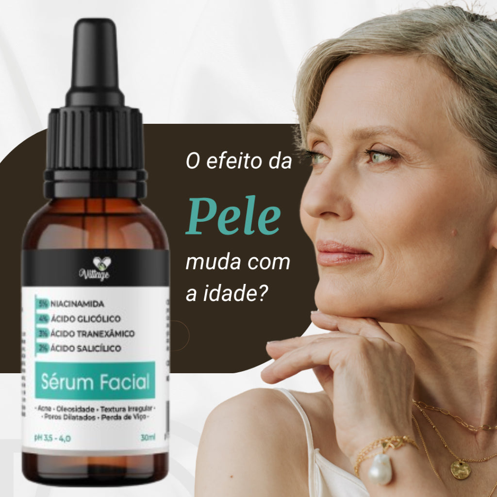 Kit 5 Sérum Clear Clareador Vittage 30ml