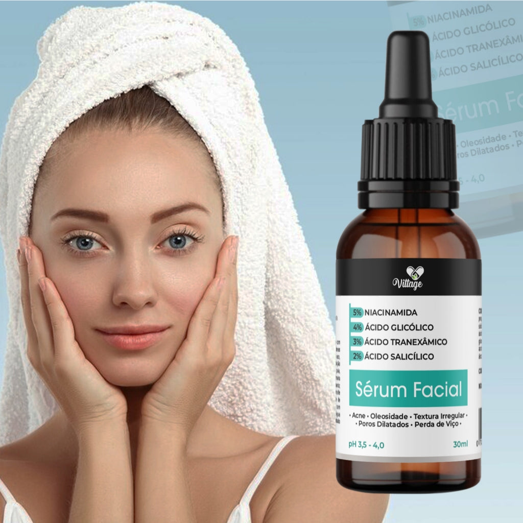 Kit 5 Sérum Clear Clareador Vittage 30ml