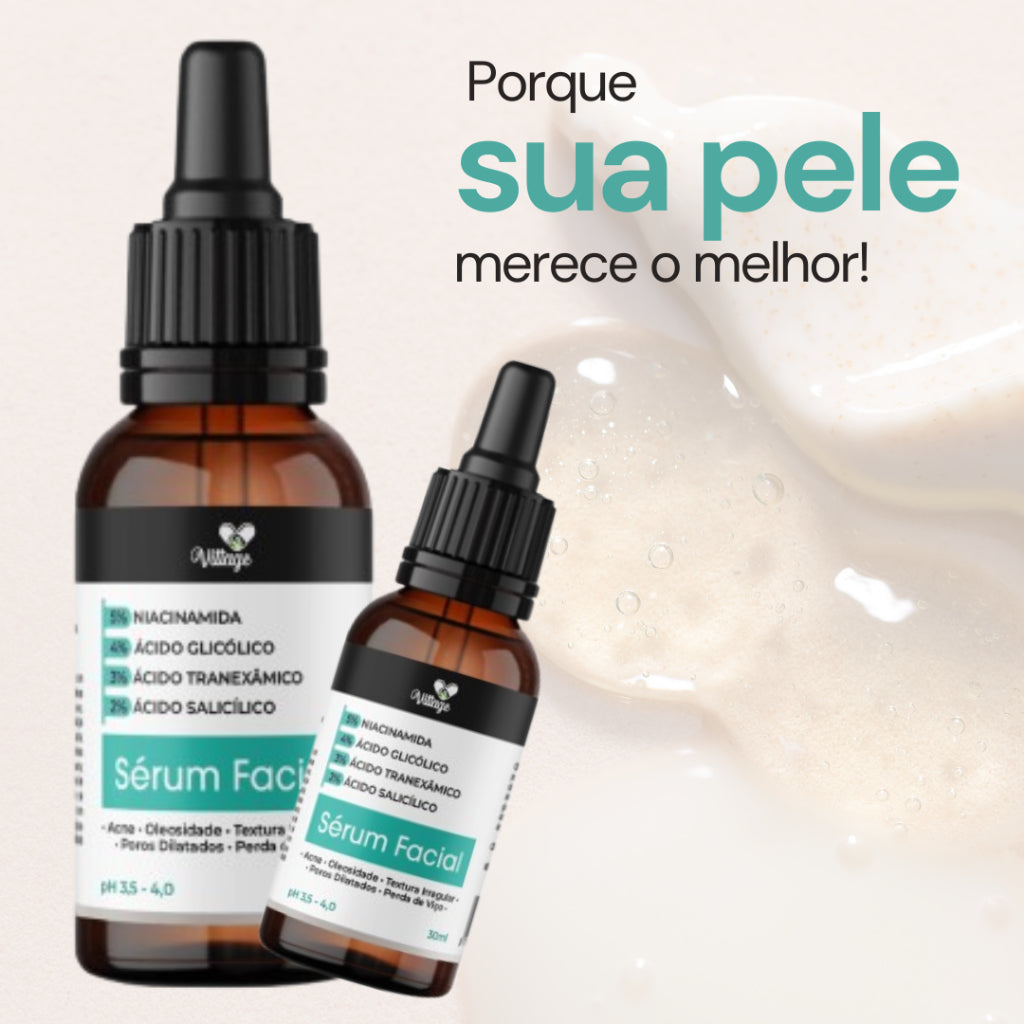 Kit 5 Sérum Clear Clareador Vittage 30ml