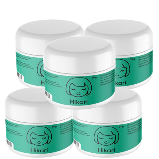 Super Kit 5x Hikari Hidratante Facial | Hidratação  | Pele de Porcelana