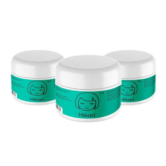 Combo 3 Unidades Hidratante Facial Hikari Rosa Mosqueta Pantenol e Toque Suave