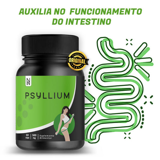 Kit 3x Psyllium 60 Cápsulas 500mg ENVIO IMEDIATO