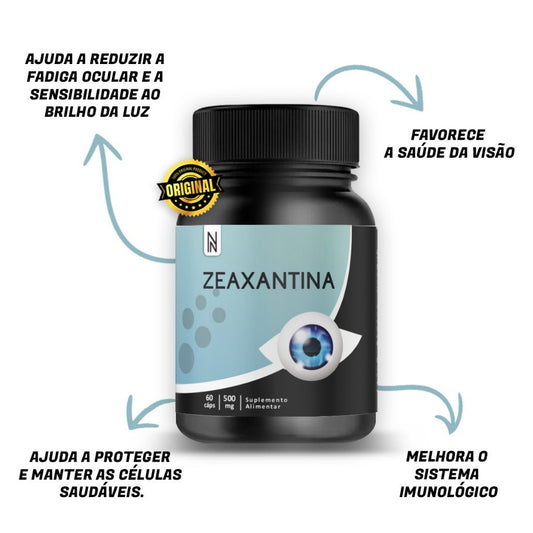 Zeaxantina  NATURALLY  60 Cáps  500mg Envio Imediato